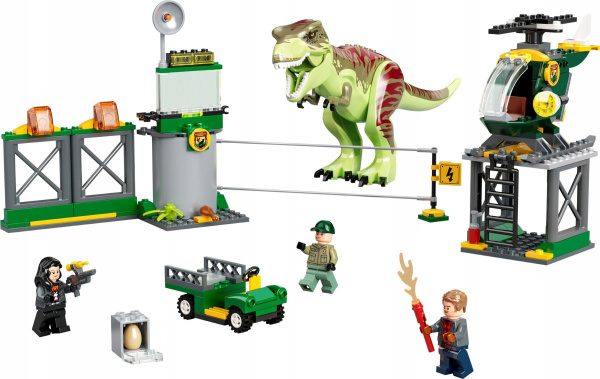 Конструктор LEGO Jurassic World 76944 Прорыв тираннозавра T-Рекса